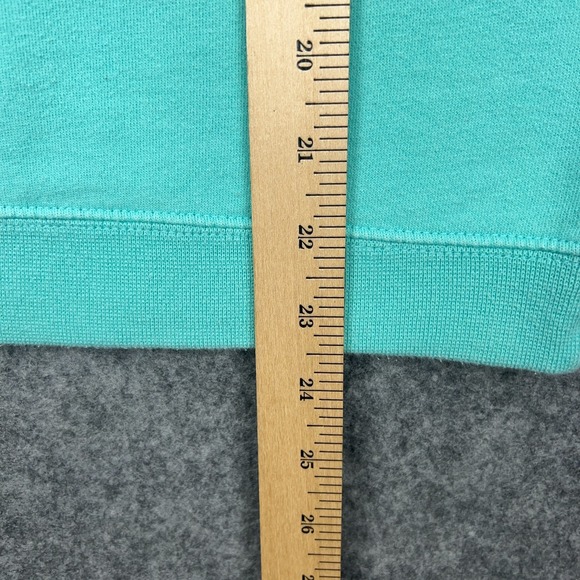 Diamond Supply Sweatshirt Womens Medium Teal‎ Blue Crewneck Pullover Y2K Skate - Picture 10 of 12